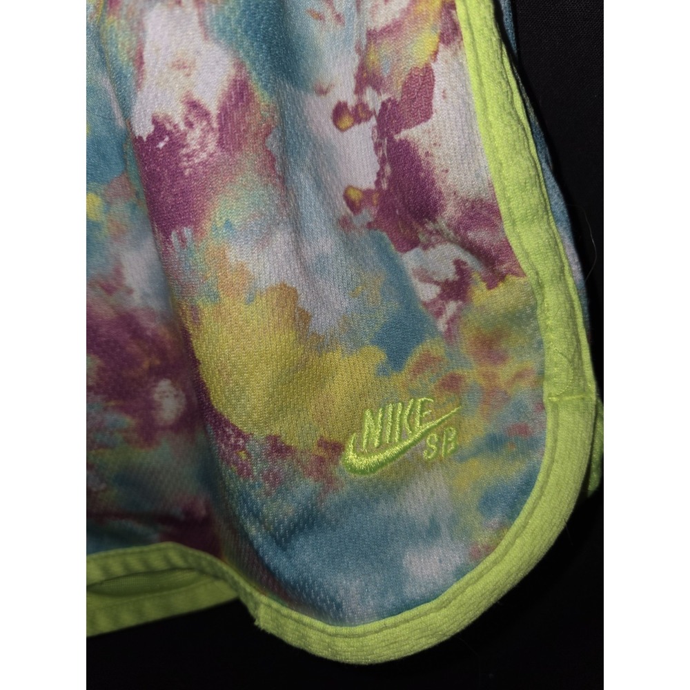 Nike Dri Fit SB Girls XL Pink Floral Shorts‎ Drawstring Lined Cute - Picture 2 of 7